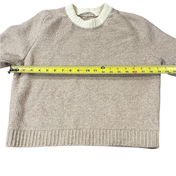 Abercrombie & Fitch Cream and Tan Knit Sweater - Picture 4 of 5